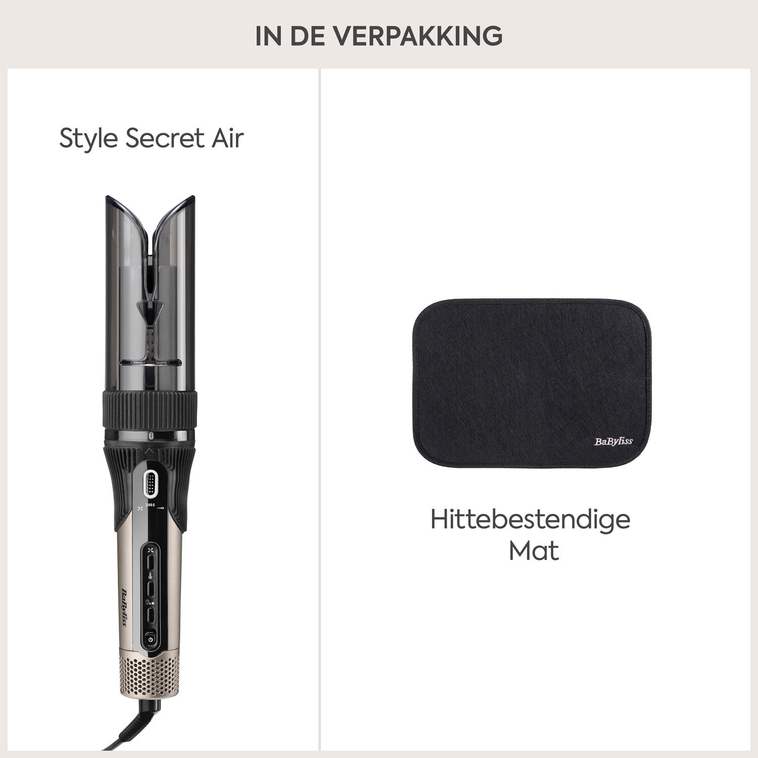 Style Secret Air Automatisch Roterende Krultang en Golventang